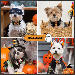 20PCS Halloween Dog Bowties