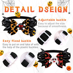 20PCS Halloween Dog Bowties