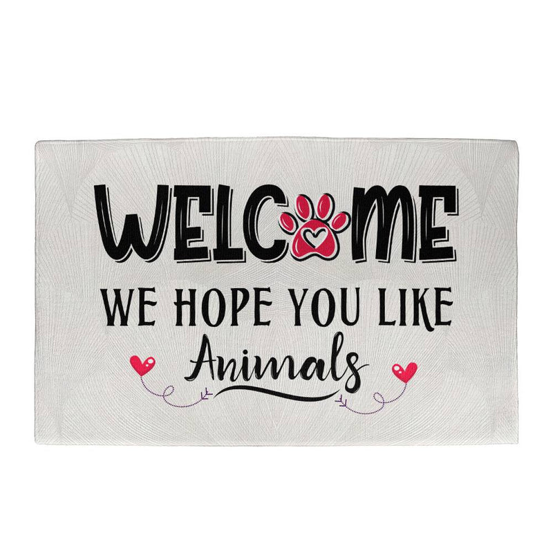 Welcome Mat - We Hope You Like Animals