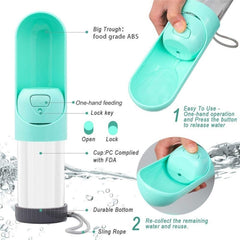 Portable Filtered Dog Drinking Bottle